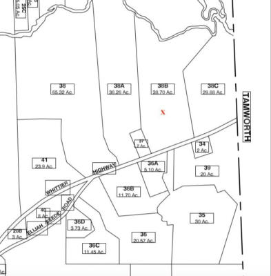 MAP R2 LOT 38B WHITTIER HIGHWAY, SANDWICH, NH 03227, photo 4 of 4